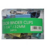 210  顏色  長尾夾 1-1 4吋 Binder Clip 32mm  24個 合 