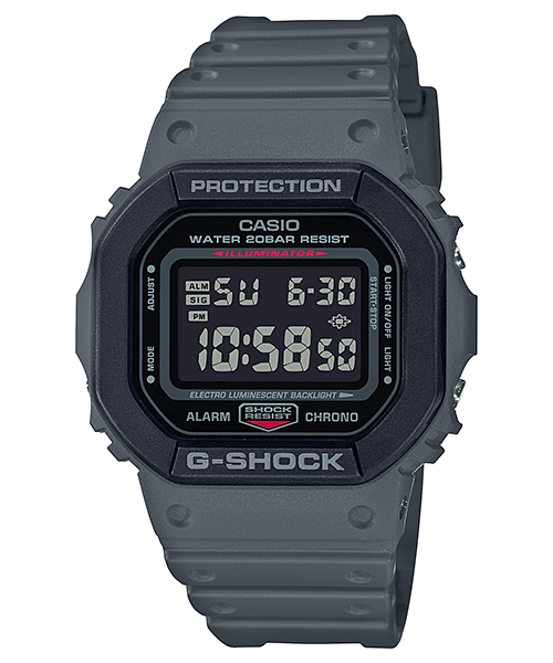 Casio G-Shock 經典原創5600夕陽浪潮方形數位運動腕錶 DW-5610SU-8