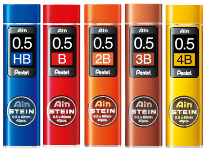 Pentel Ain Stein C275 0.5 鉛芯 多種選擇 10筒 盒 