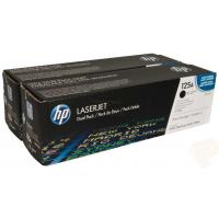 HP CB540AD  125A   原裝  孖裝   2.2K X 2  Laser Toner - Black CLJ-CP1215 CP1515N CP1518NI CM1312 CM1512