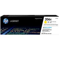 HP 206X LaserJet 高打印量黃色原廠碳粉匣 2.45K  Yellow W2112X