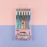 Pentel Energel 0.5 按掣啫喱筆 Kawaii+像素藝術系列限定套裝6支 2022