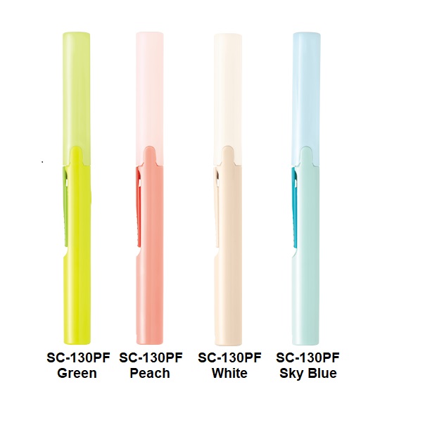 PLUS SC-130PF不沾膠攜帶式筆型剪刀