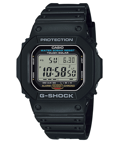 Casio G-Shock 數字樹脂錶帶 男士手錶 G-5600UE-1