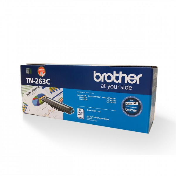 Brother TN-263C  原裝  1.3K Toner Cyan TN263C