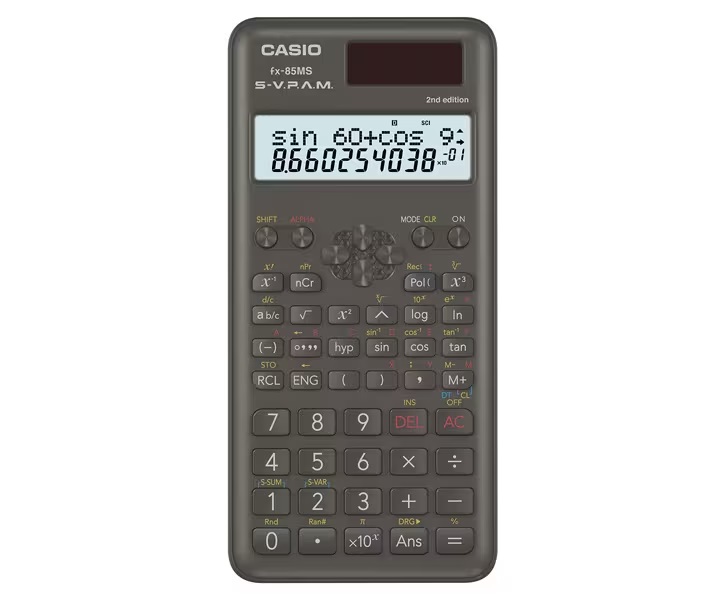 Casio 2行顯示標準科學計算器fx-85MS-2