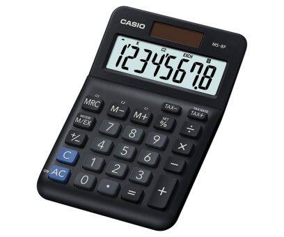 Casio MS-8F 貨幣換算 實用計算器 迷你桌上型 8 位數