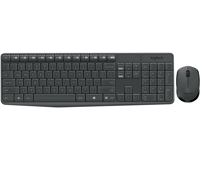 Logitech 無線滑鼠鍵盤組 MK235