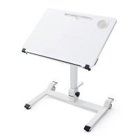 SANWA 全折疊款移動式升降桌 CDESK007W 台面:69x48cm