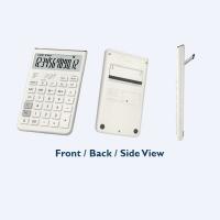 CASIO JT-200T-WE 12位纖巧桌上型計算機 太陽能環保計數機