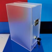 磨砂亞加力 25x15x33cm 意見箱 收集箱 投票箱 抽獎箱 投標箱