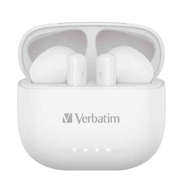 VERBATIM 5.3 ENC Flat 真無線藍牙耳機 66833 白色