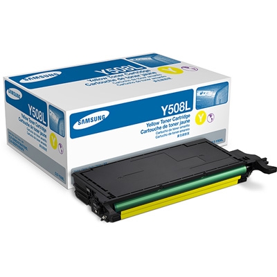 Samsung  CLT-Y508L  原裝 Laser Toner - Yellow   for CLP-620ND 670N 670ND CLX-6220FX 6250FX