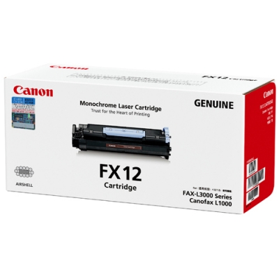 Canon FX-12  原裝  Fax Toner FAX-L3000