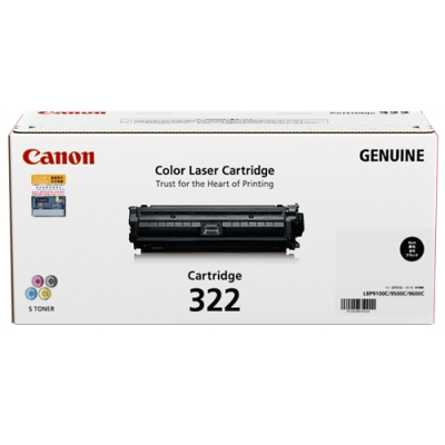 Canon Cartridge-322B  原裝  Laser Toner  6.5K - Black For LBP9100CDN