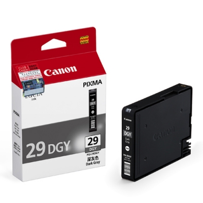 Canon PGI-29DGY  原裝   36ml  Ink - Dark Gary For PIXMA PRO-1