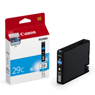 Canon PGI-29C  原裝   36ml  Ink - Cyan For PIXMA PRO-1