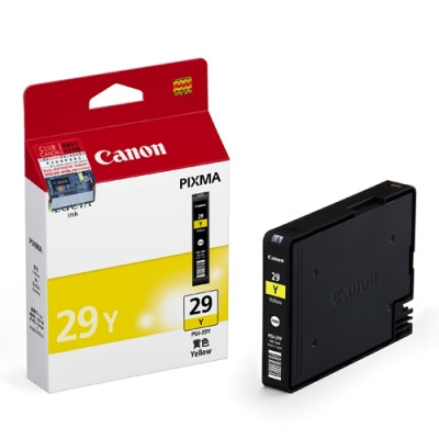 Canon PGI-29Y  原裝   36ml  Ink - Yellow For PIXMA PRO-1