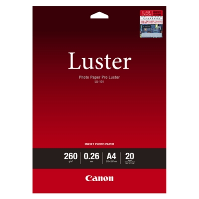Canon A4  LU-101   20張 包  260g Photo Paper Pro Luster