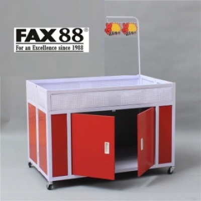 促銷售貨車 貨架車 展架車 促銷車 售貨車  11372 密孔圍欄