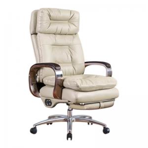 FAX88 大班椅 BC8802米白色+後躺+ 擱腳