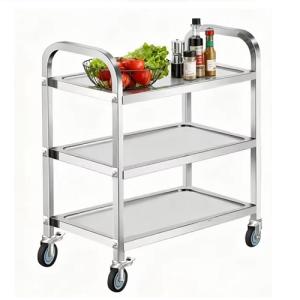 AUTOMAX 三層304不銹鋼送餐車 FTS3304